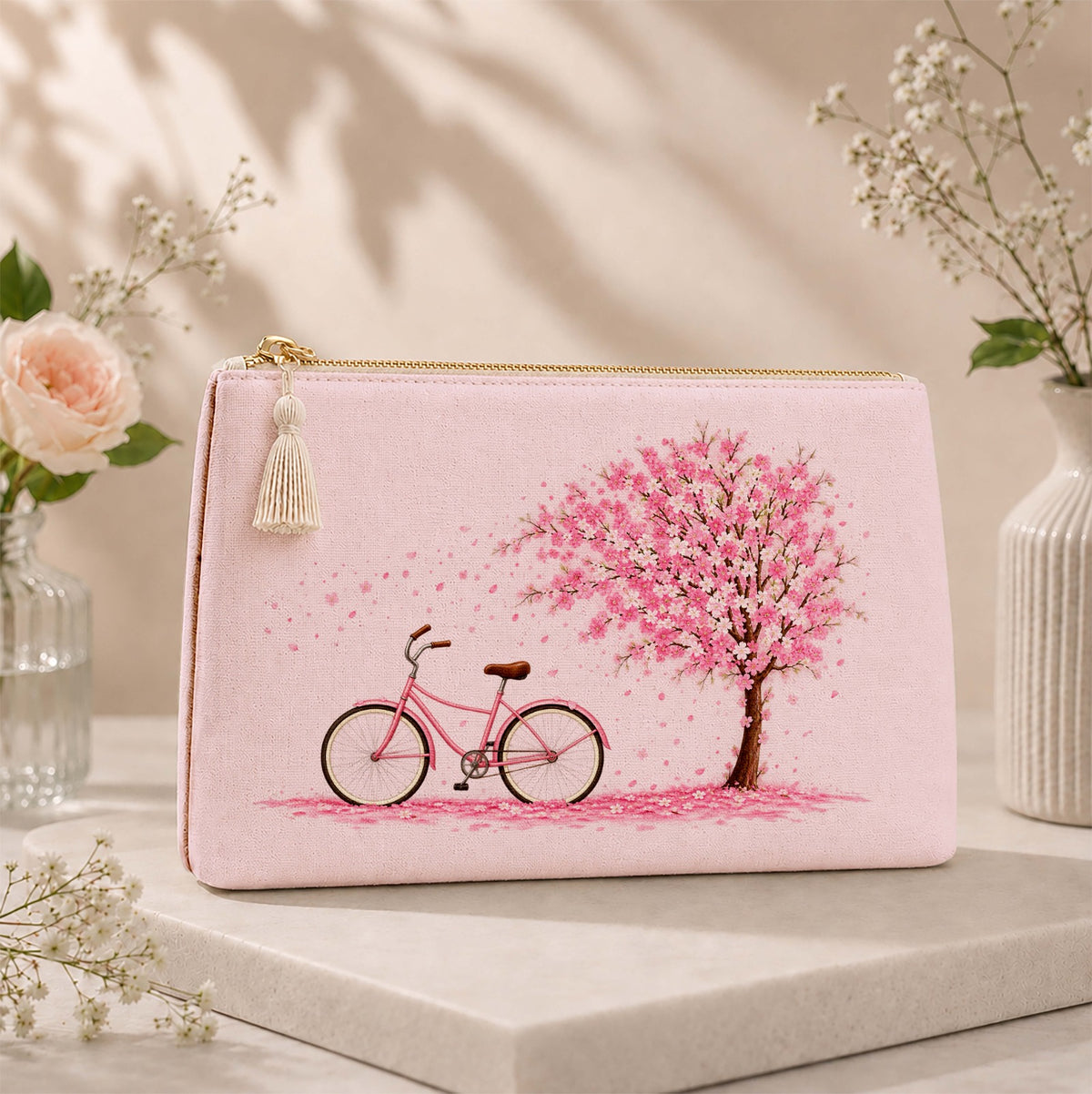 Canvas pouch - Sakura