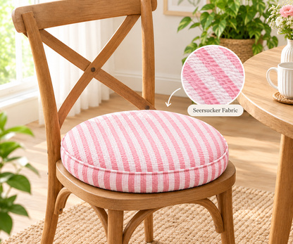 Round chair cushion- Pink