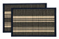 GRASS PLACEMAT 2PCS SET - STRIPE BLACK