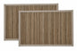 GRASS PLACEMAT 2PCS SET - BEIGE PIPING