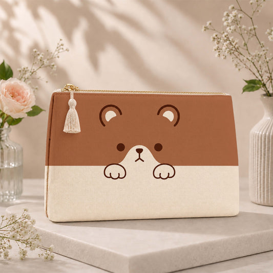 Canvas pouch - doggy