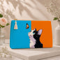 Canvas pouch - 3d cat