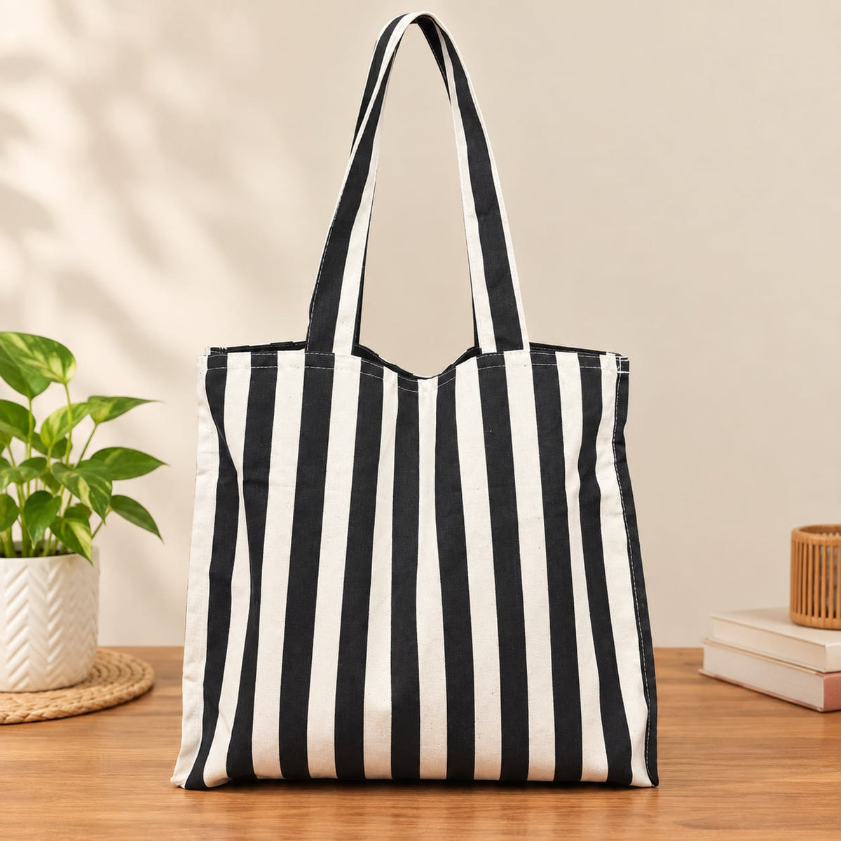 Multipupose bag -STRIPES BLACK
