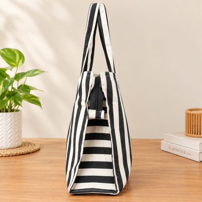 Multipupose bag -STRIPES BLACK