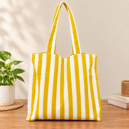 Multipupose bag -STRIPES yellow