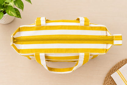 Multipupose bag -STRIPES yellow