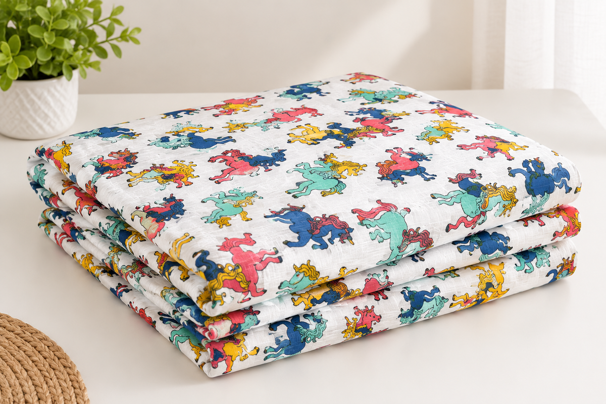 KIDS BEDSHEET - MULTI COLOR