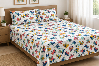 KIDS BEDSHEET - MULTI COLOR